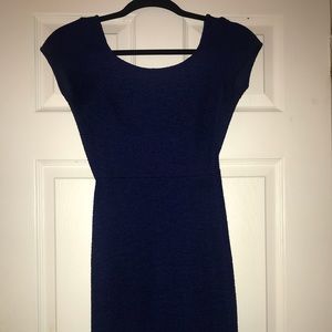 Navy blue bodycon dress